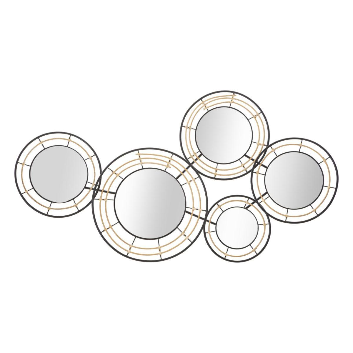 Quadro Pannello In Ferro Con Specchi Oporto cm.111x9,5x59 |Mauro Ferretti