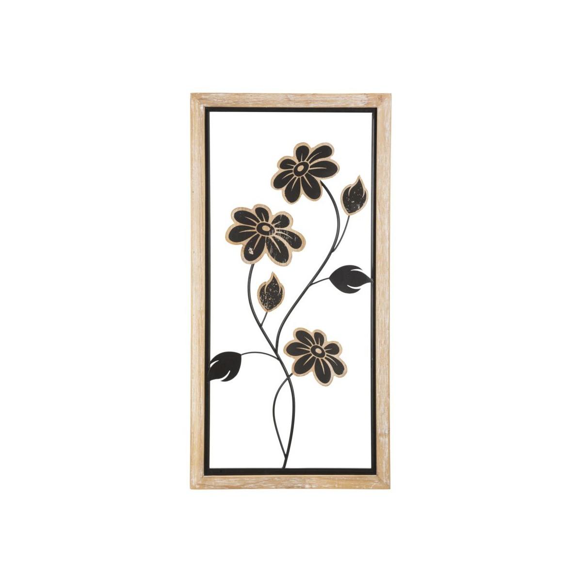 Quadro Pannello In Ferro E Legno Girish Mod.A cm.30x2,5x60 |Mauro Ferretti