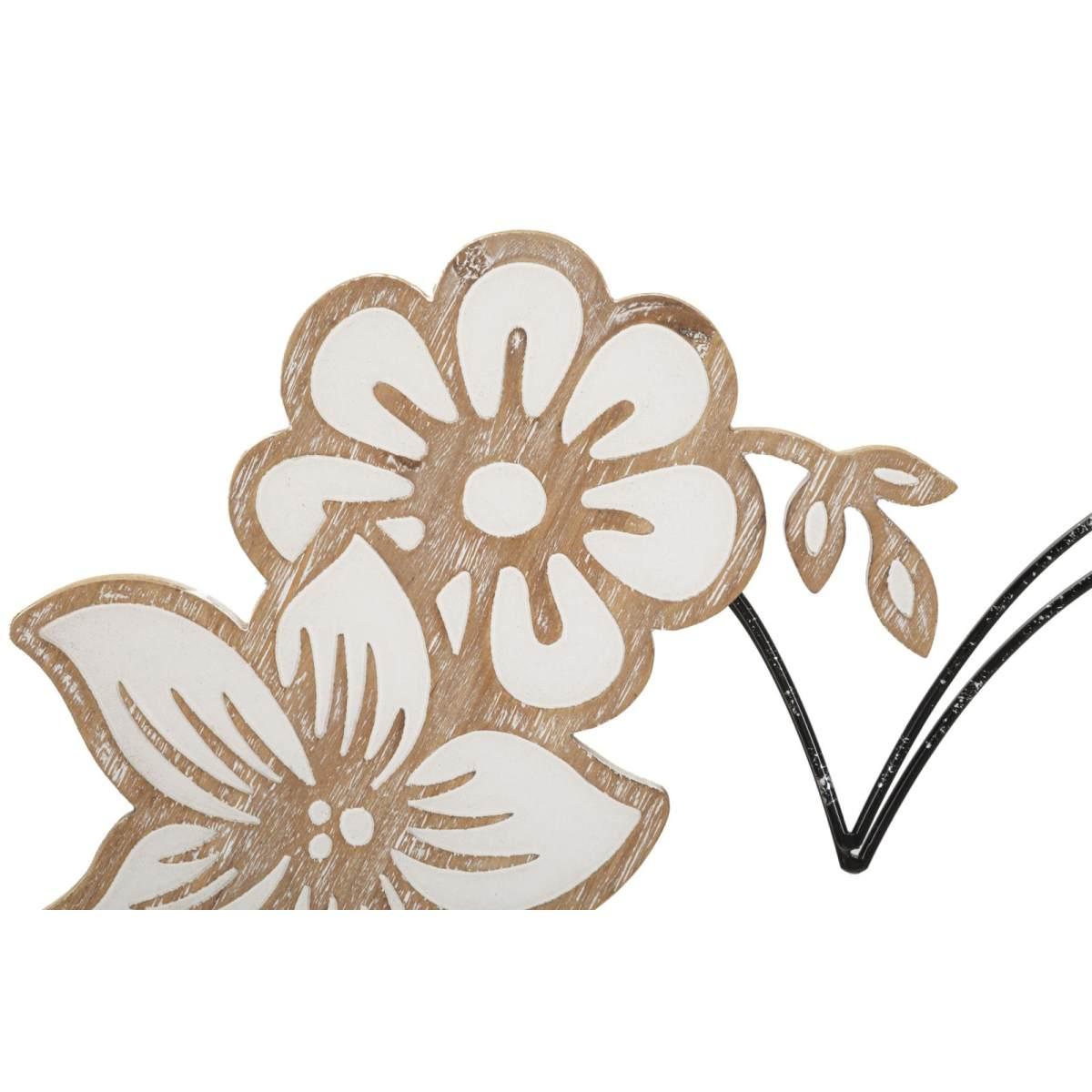 Quadro Pannello In Ferro E Legno Heart cm.50x2x45 |Mauro Ferretti