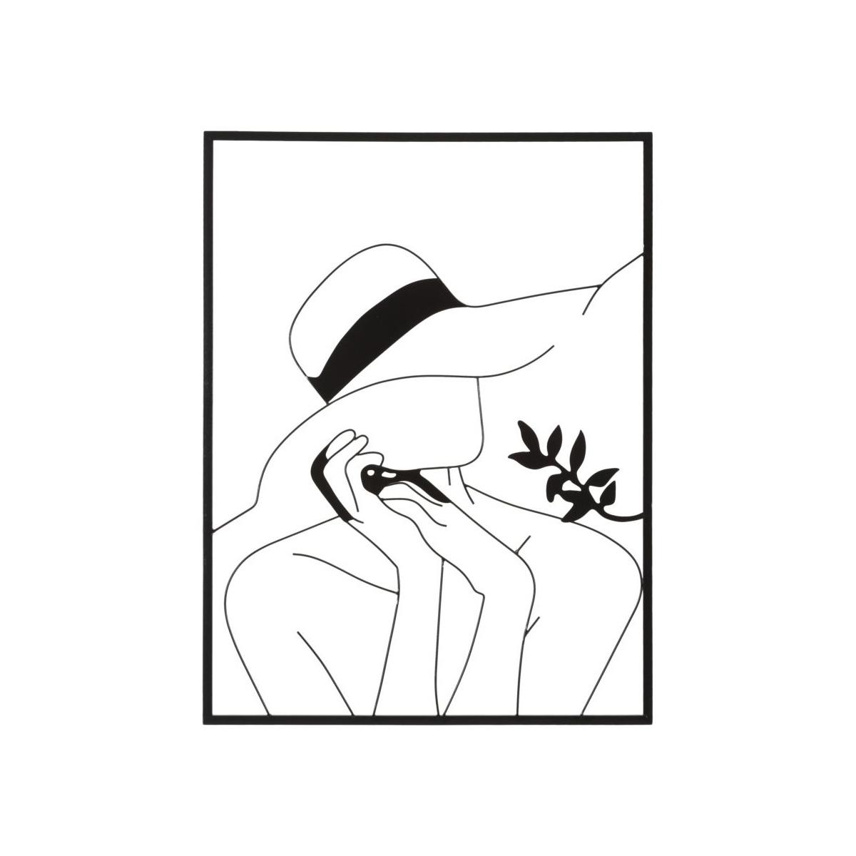 Quadro Pannello In Ferro Elegant Mod.B cm.60x1x80 |Mauro Ferretti