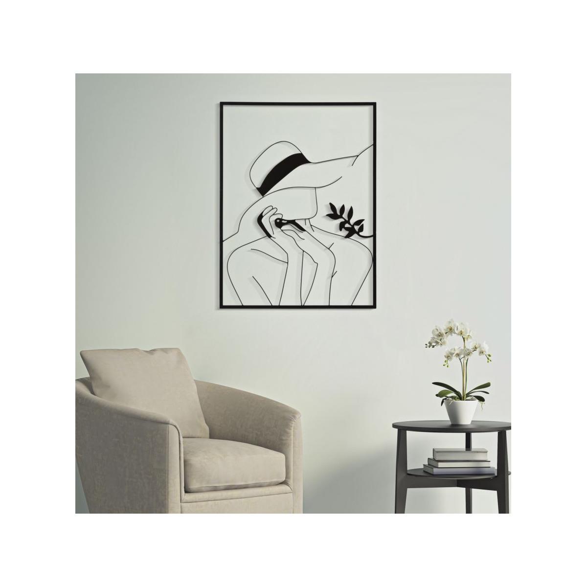 Quadro Pannello In Ferro Elegant Mod.B cm.60x1x80 |Mauro Ferretti