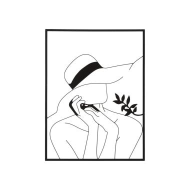 Quadro Pannello In Ferro Elegant Mod.B cm.60x1x80 |Mauro Ferretti