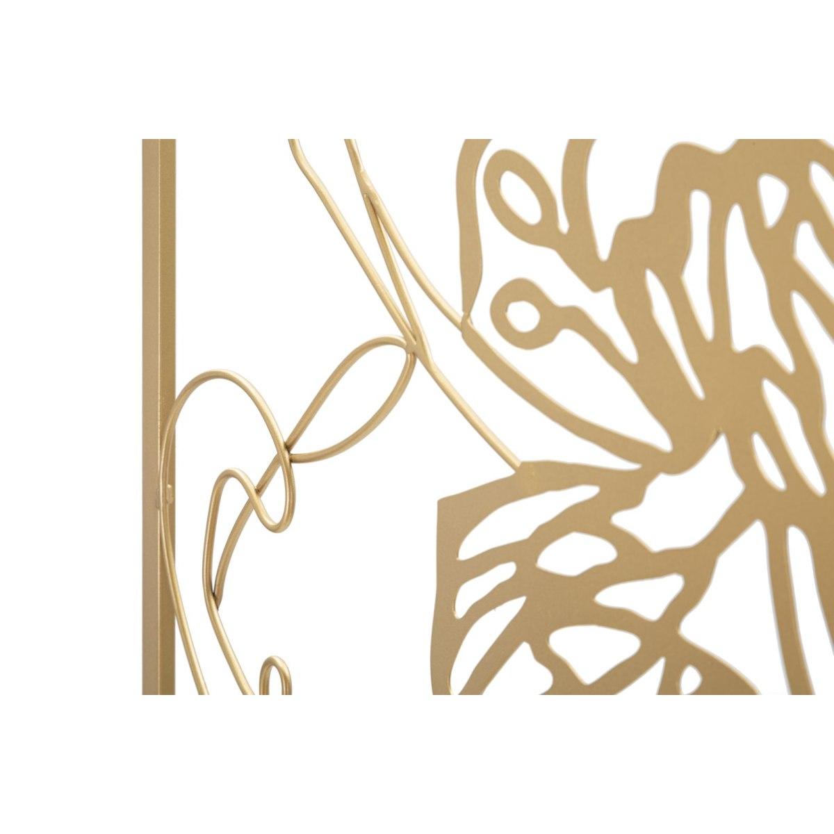 Quadro Pannello In Ferro Gold Face cm.60x1x80 |Mauro Ferretti