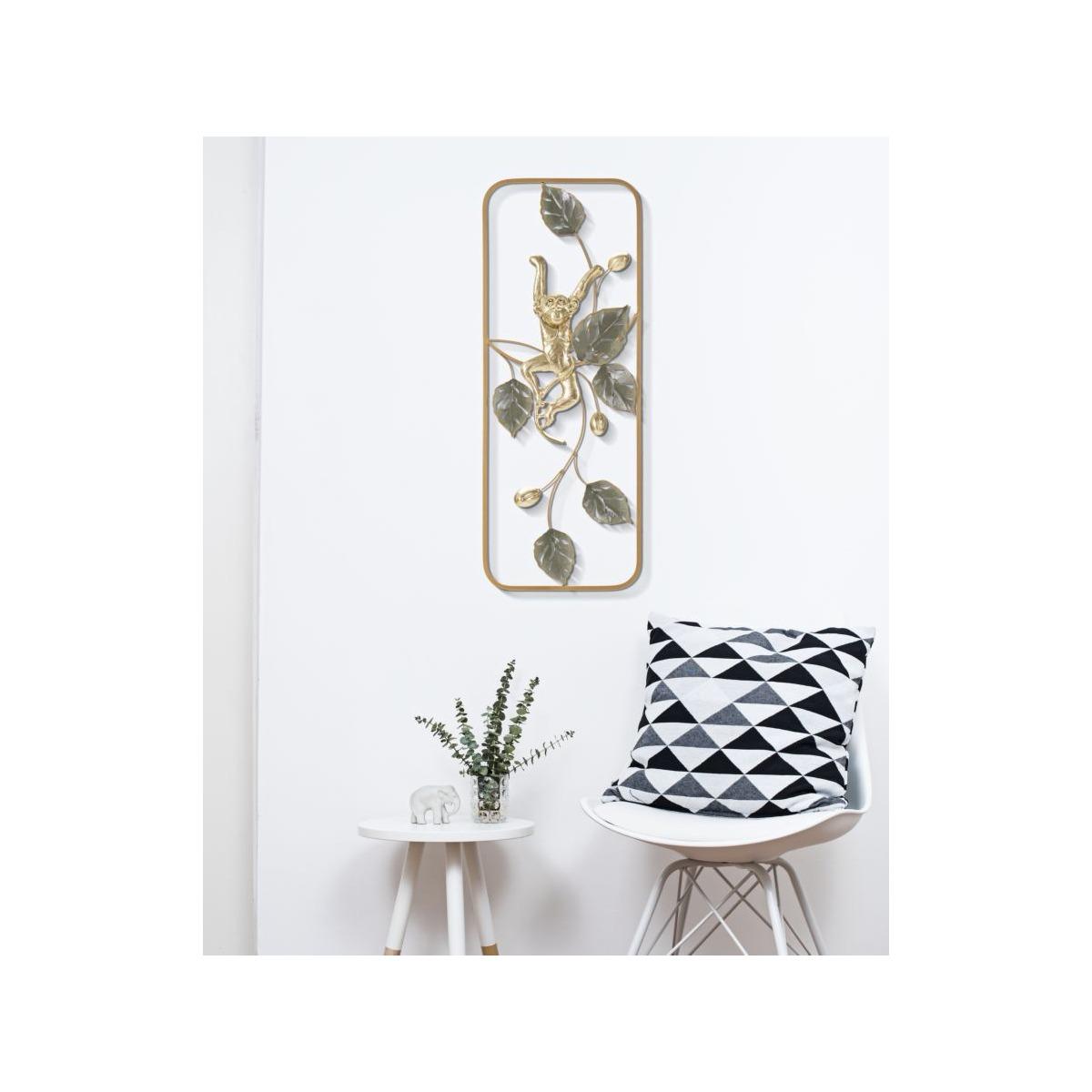 Quadro Pannello In Ferro Monkey cm.28,6x3,8x74,3 |Mauro Ferretti