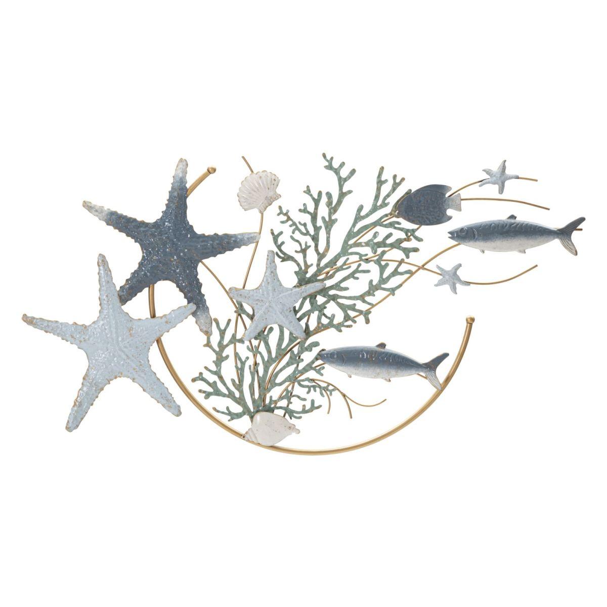 Quadro Pannello In Ferro Stella Marina cm.95,3x5x53,3 |Mauro Ferretti