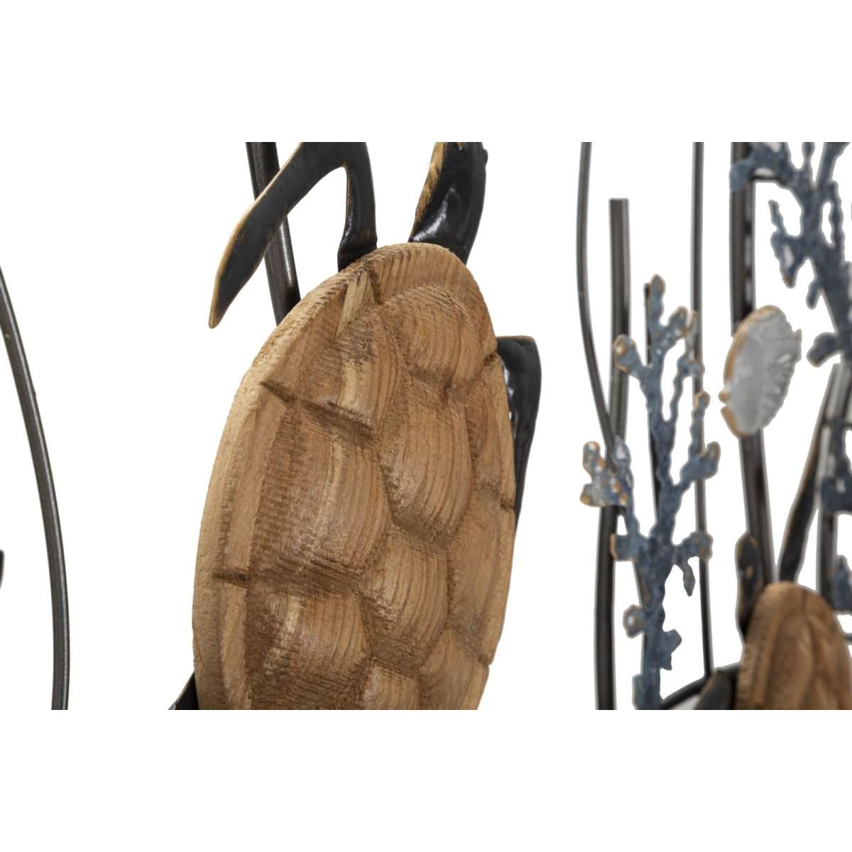 Quadro Pannello In Ferro Turtle cm.132,7x5,7x69,9 |Mauro Ferretti