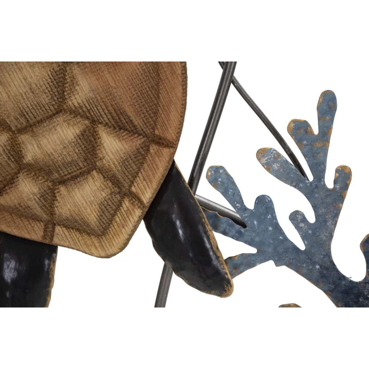 Quadro Pannello In Ferro Turtle cm.132,7x5,7x69,9 |Mauro Ferretti