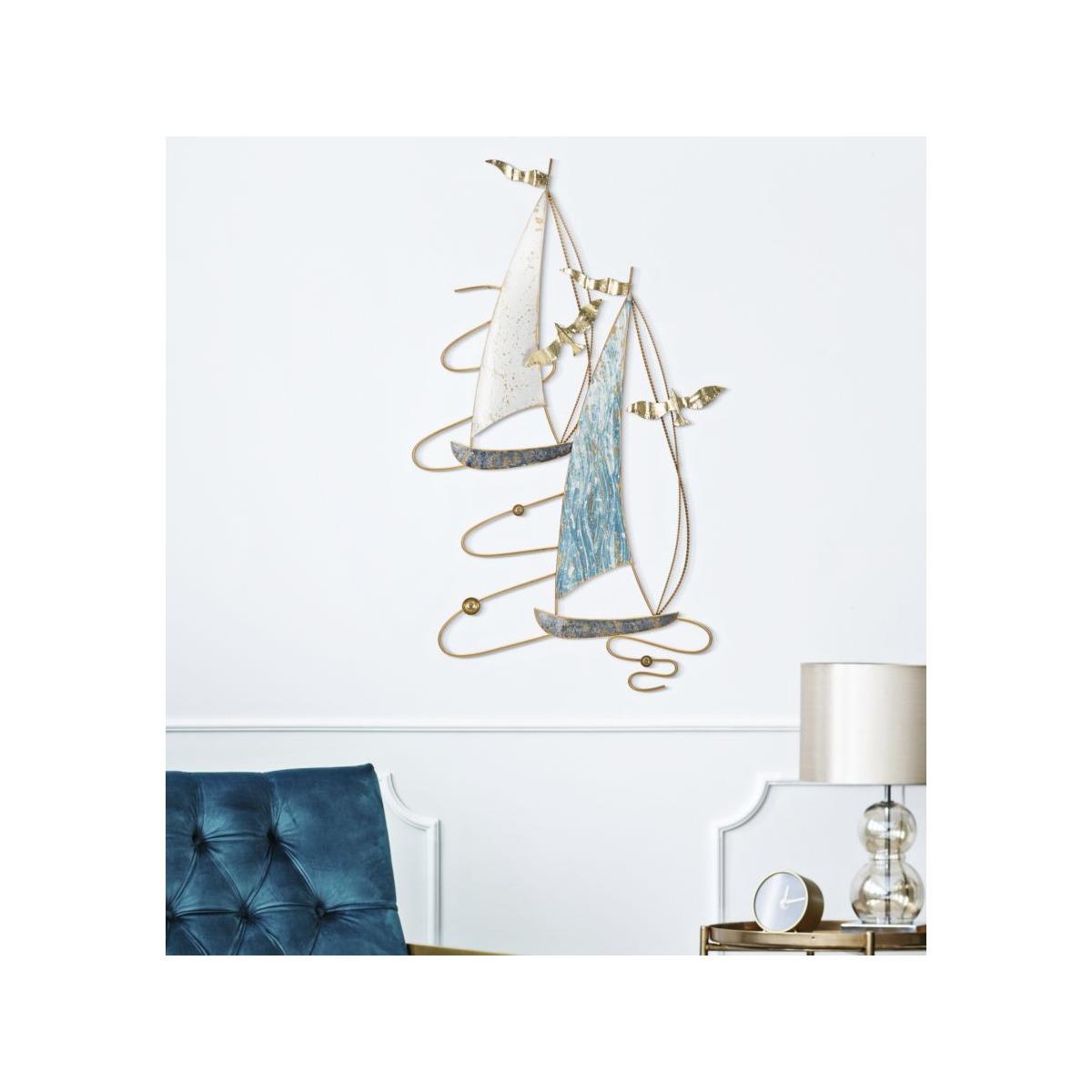 Quadro Pannello In Ferro Vela Color cm.51,4x4x87 |Mauro Ferretti