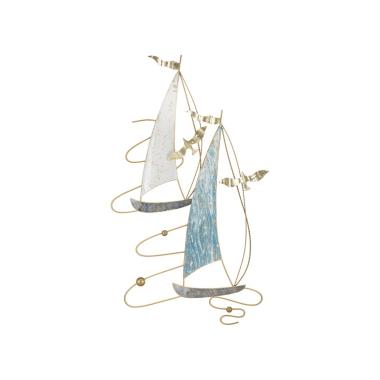 Quadro Pannello In Ferro Vela Color cm.51,4x4x87 |Mauro Ferretti