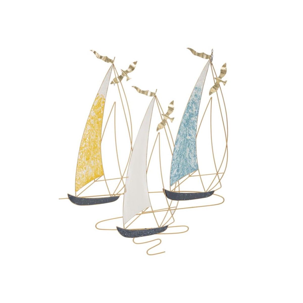 Quadro Pannello In Ferro Vela Color cm.78,7x3,8x97,8 |Mauro Ferretti