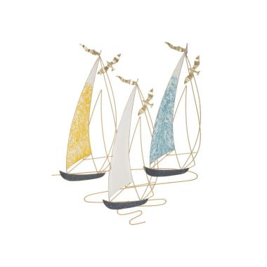 Quadro Pannello In Ferro Vela Color cm.78,7x3,8x97,8 |Mauro Ferretti