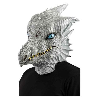 Maschera Viso Lattice Drago Bianco |Carnival Toys