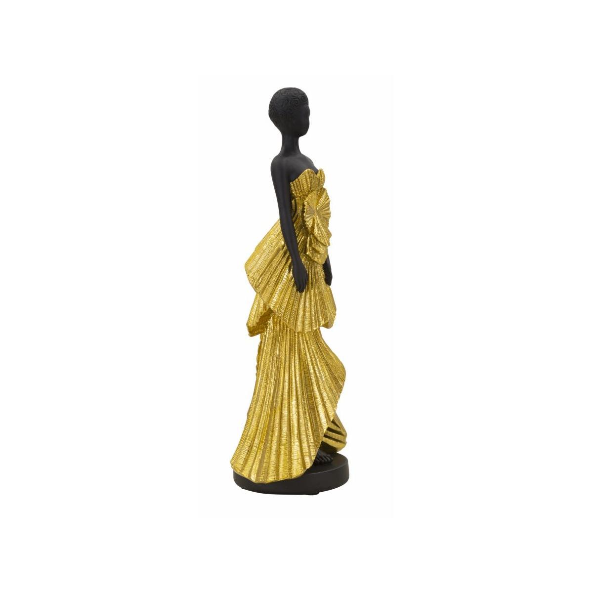 Scultura Donnina Fashion Gold cm.14,5x10x33 |Mauro Ferretti