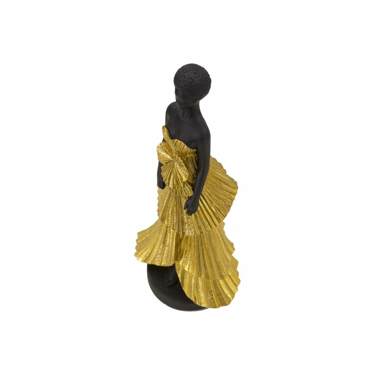 Scultura Donnina Fashion Gold cm.14,5x10x33 |Mauro Ferretti