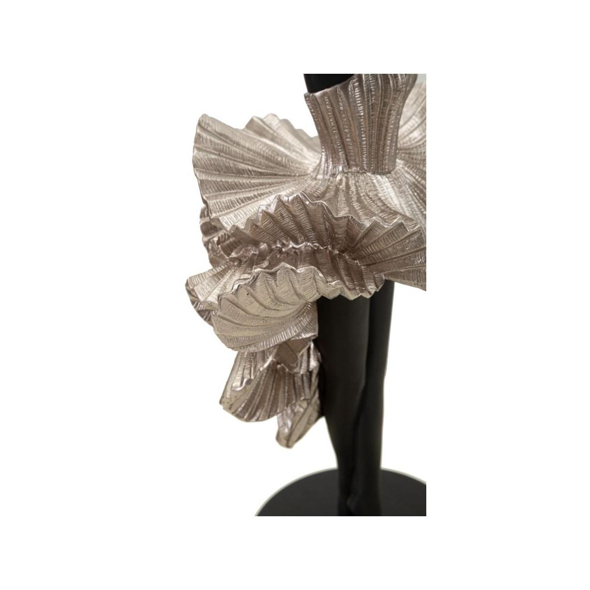 Scultura Donnina Fashion Silver Mod.A cm.17x14x43 |Mauro Ferretti