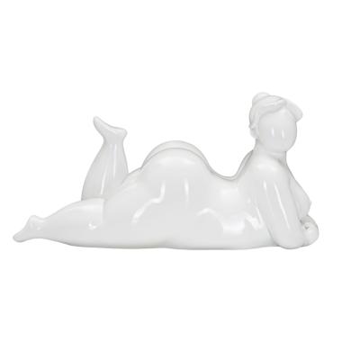 Scultura Donnina Yoga Relax cm.32x12,5x16 |Mauro Ferretti