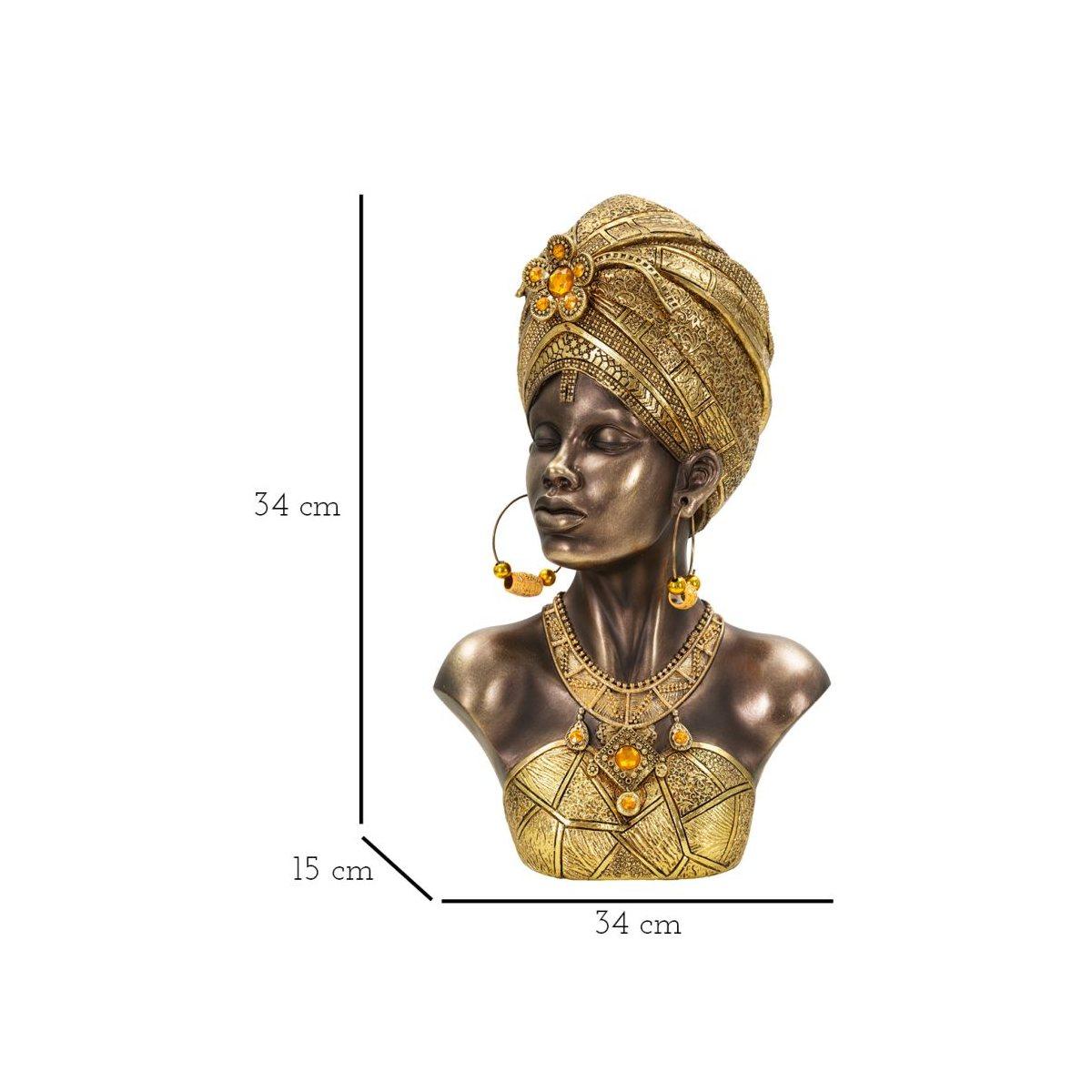 Scultura Mumbasa cm.21x15x34 |Mauro Ferretti