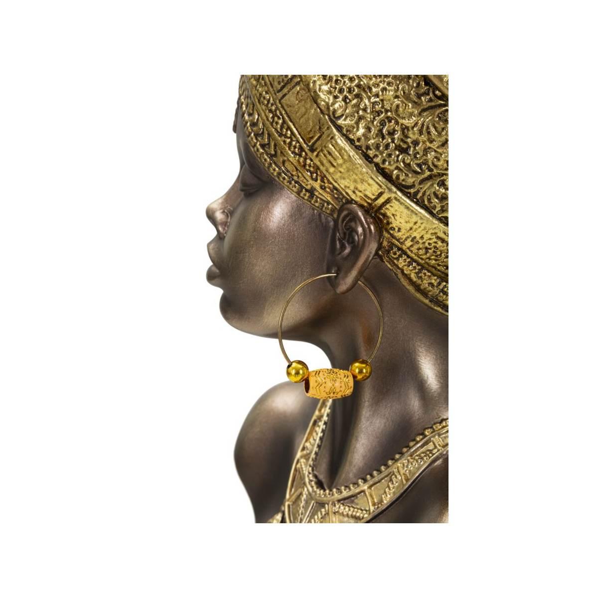 Scultura Mumbasa cm.23,5x17,5x39,5 |Mauro Ferretti