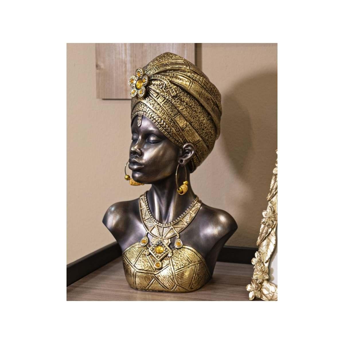 Scultura Mumbasa cm.23,5x17,5x39,5 |Mauro Ferretti