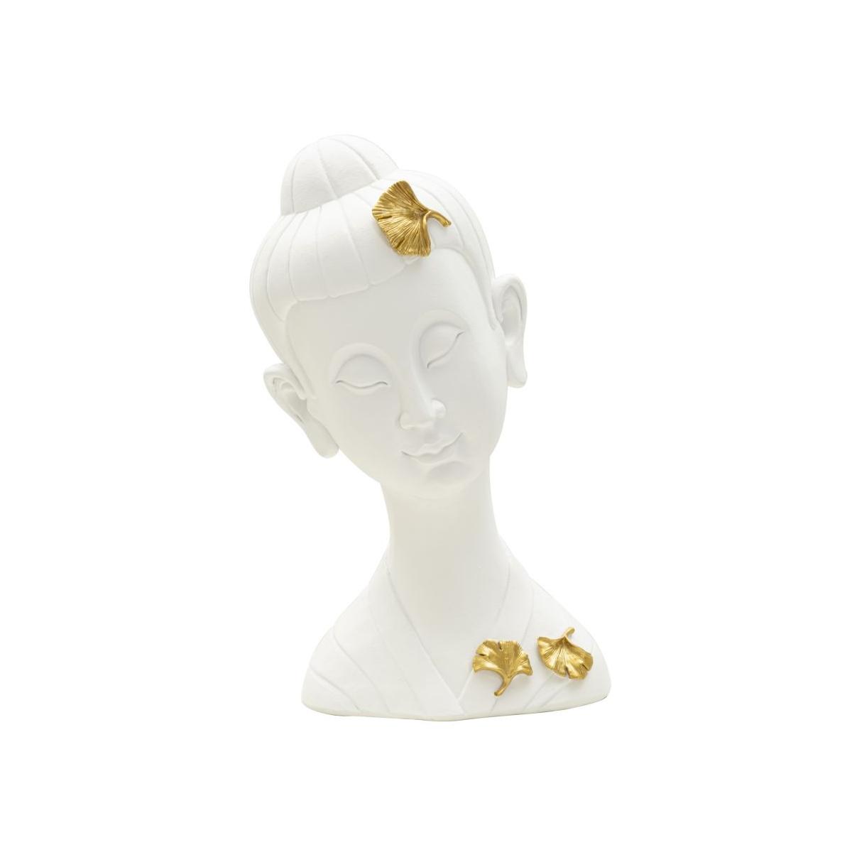 Scultura Testa Buddha Mod.A cm.21,5x16x35 |Mauro Ferretti