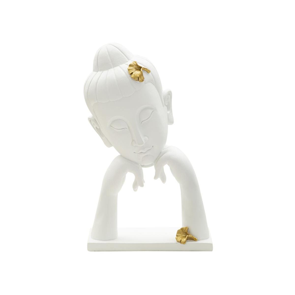 Scultura Testa Buddha Mod.B cm.21,5x13x36 |Mauro Ferretti