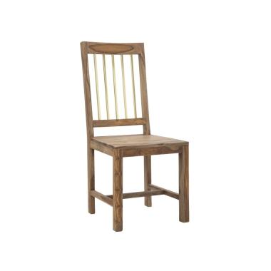 Sedia Elegant Sheesham cm.45x50x100 Set 2 Pz |Mauro Ferretti