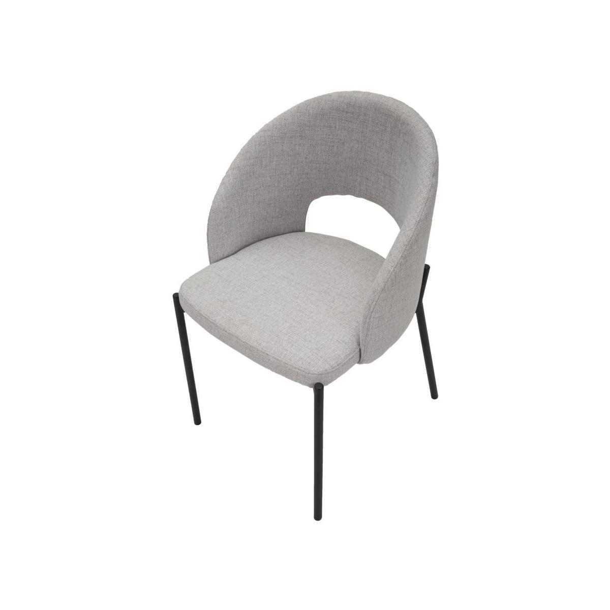 Sedia Helsinki Grigia Set 2 Pz cm.51x53x80 |Mauro Ferretti