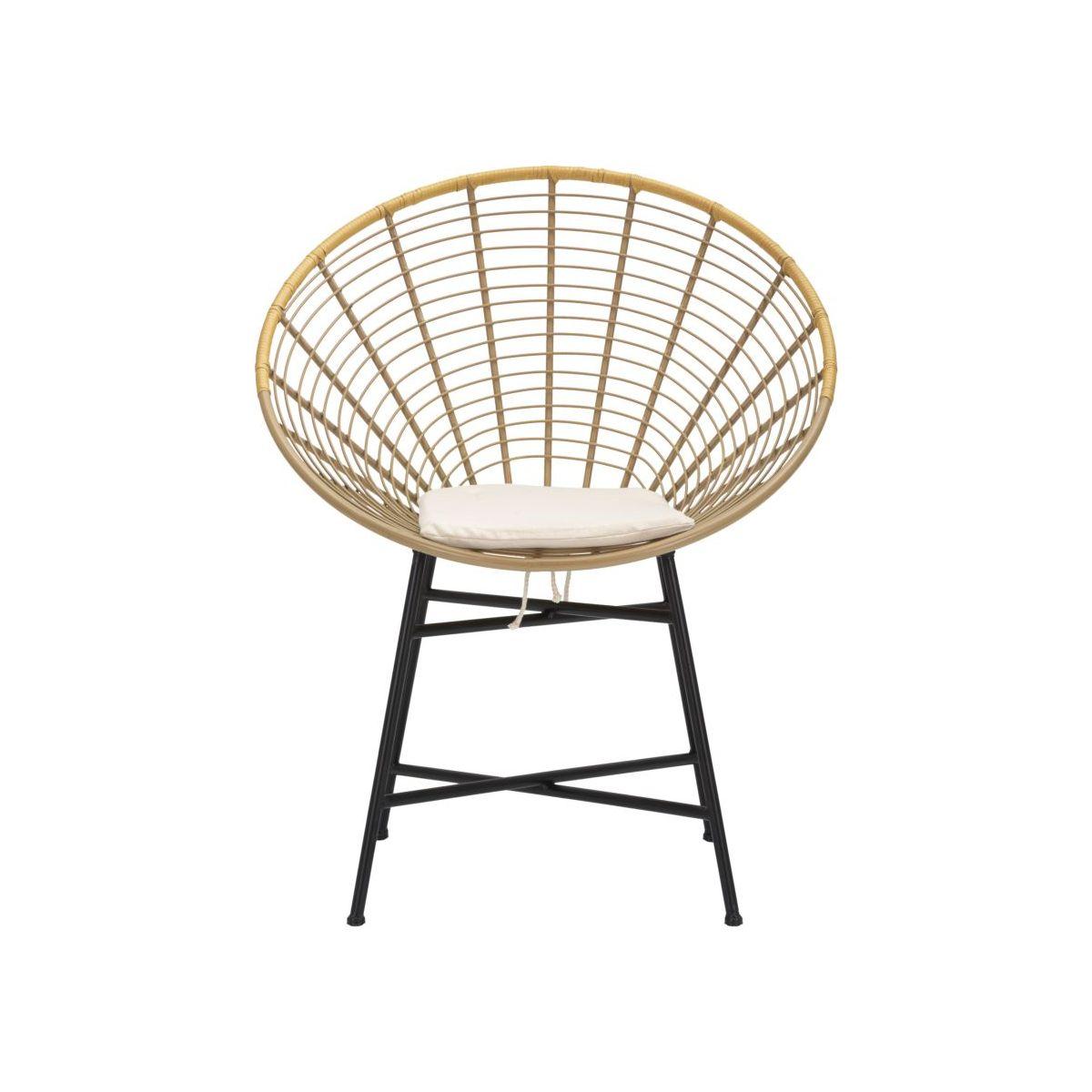 Sedia Panama Grid Con Cuscino cm.72x56,5x88 |Mauro Ferretti