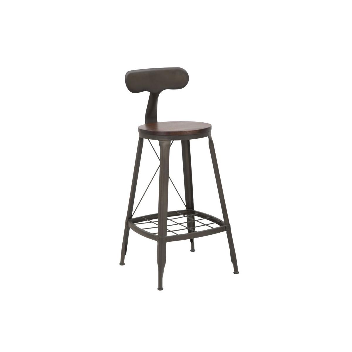 Sgabello Bar Harlem Rod cm.41x44x92 Altezza Seduta cm.68 |Mauro Ferretti