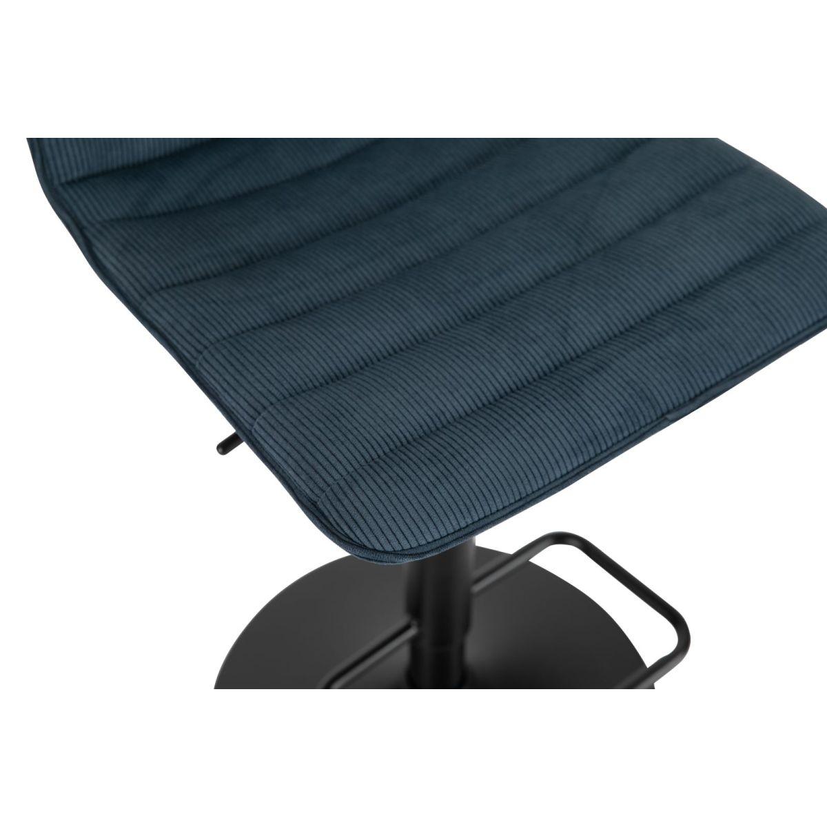 Sgabello Bar High Navy cm.43x49,5x85,5-107Seduta cm.61-82,5 |Mauro Ferretti