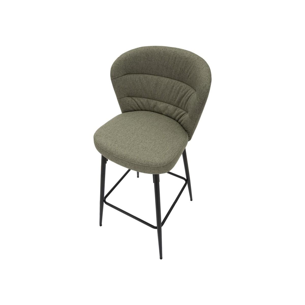 Sgabello Bar Losanna Verde Set 2 Pz cm.52x59x108 |Mauro Ferretti