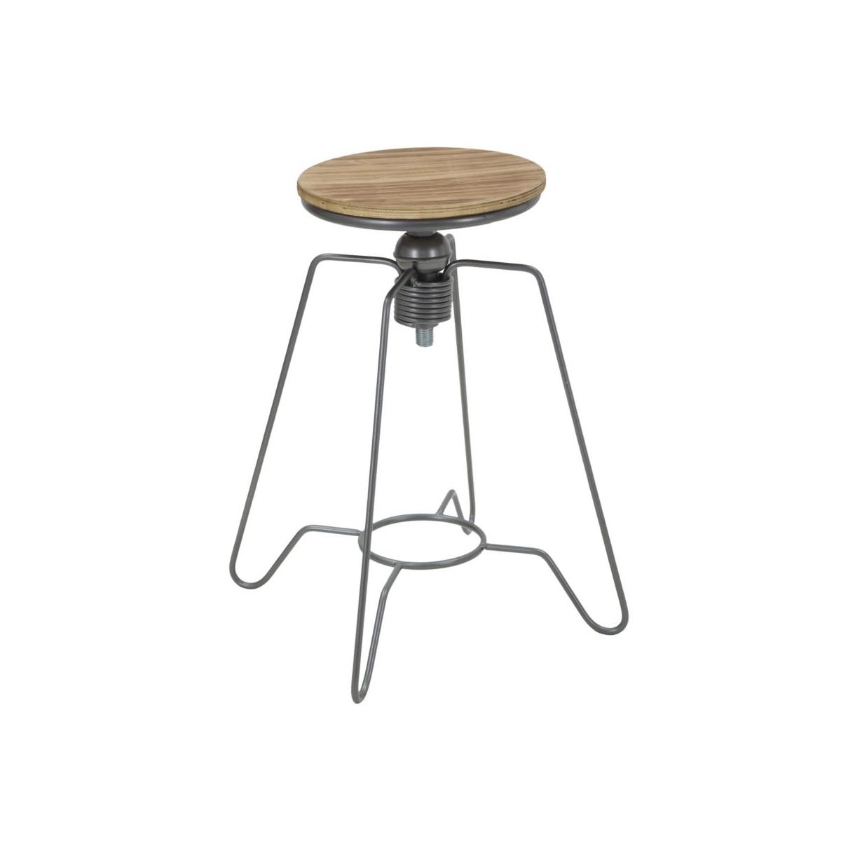 Sgabello Heintreck cm.Ø39x55-70 |Mauro Ferretti