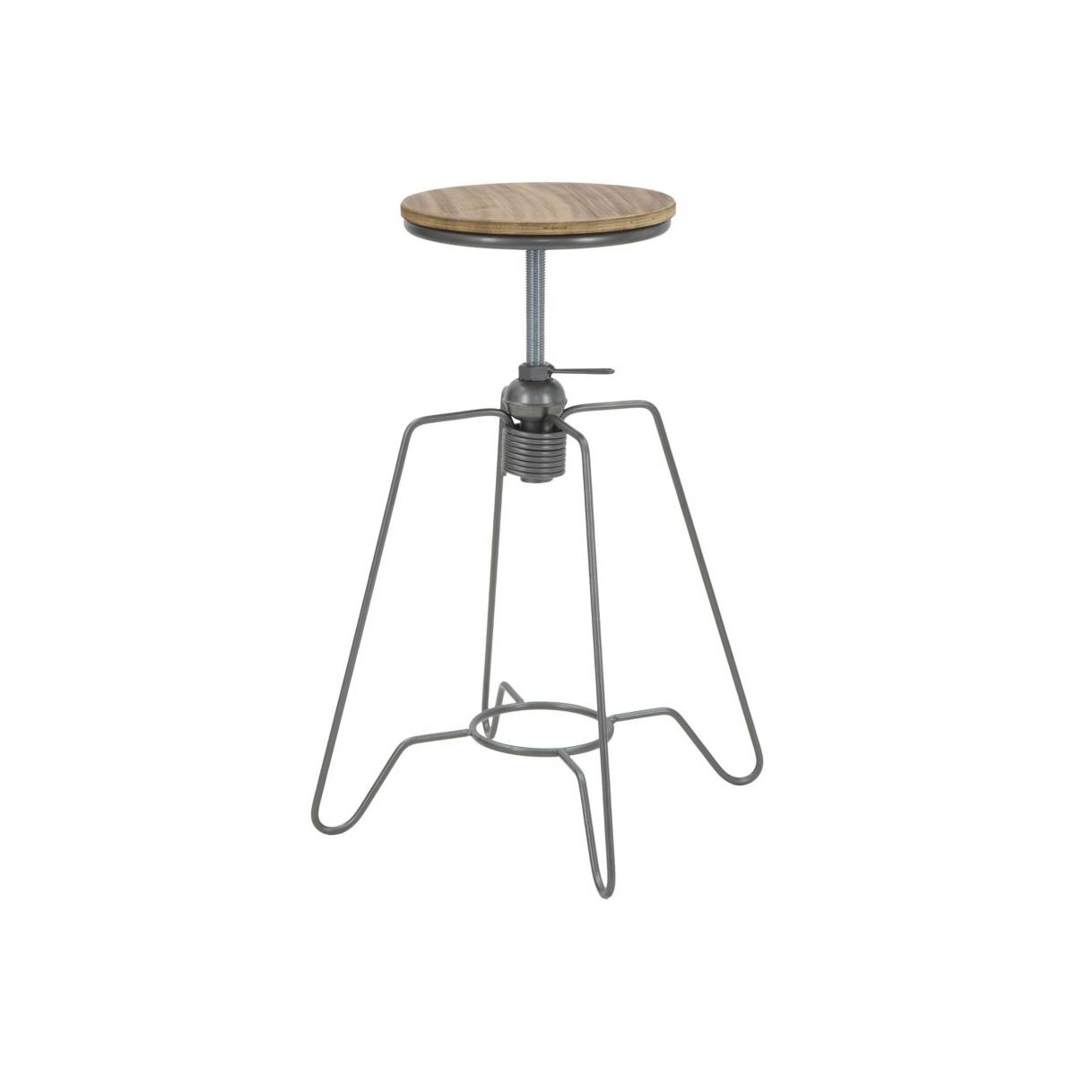 Sgabello Heintreck cm.Ø39x55-70 |Mauro Ferretti