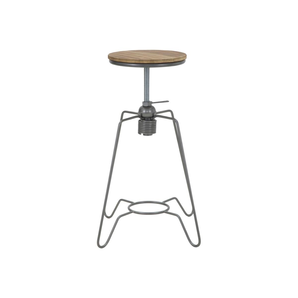 Sgabello Heintreck cm.Ø39x55-70 |Mauro Ferretti