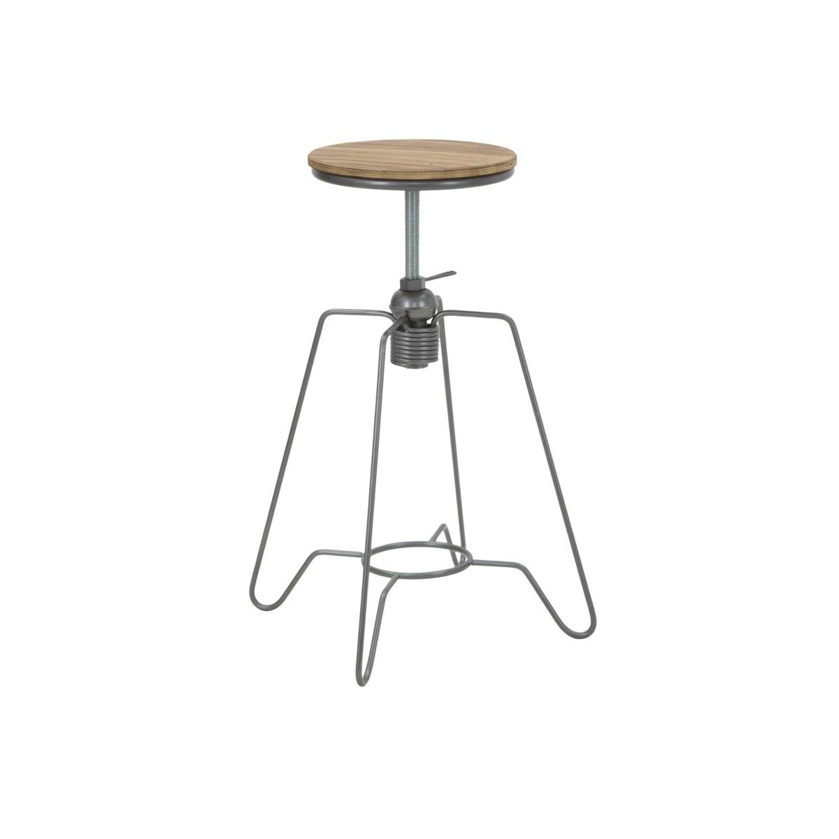 Sgabello Heintreck cm.Ø39x55-70 |Mauro Ferretti