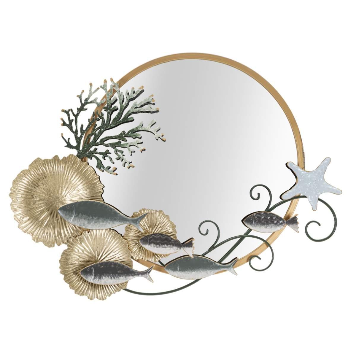 Specchio Da Muro Fish cm.88,9x7,6x65,4 |Mauro Ferretti