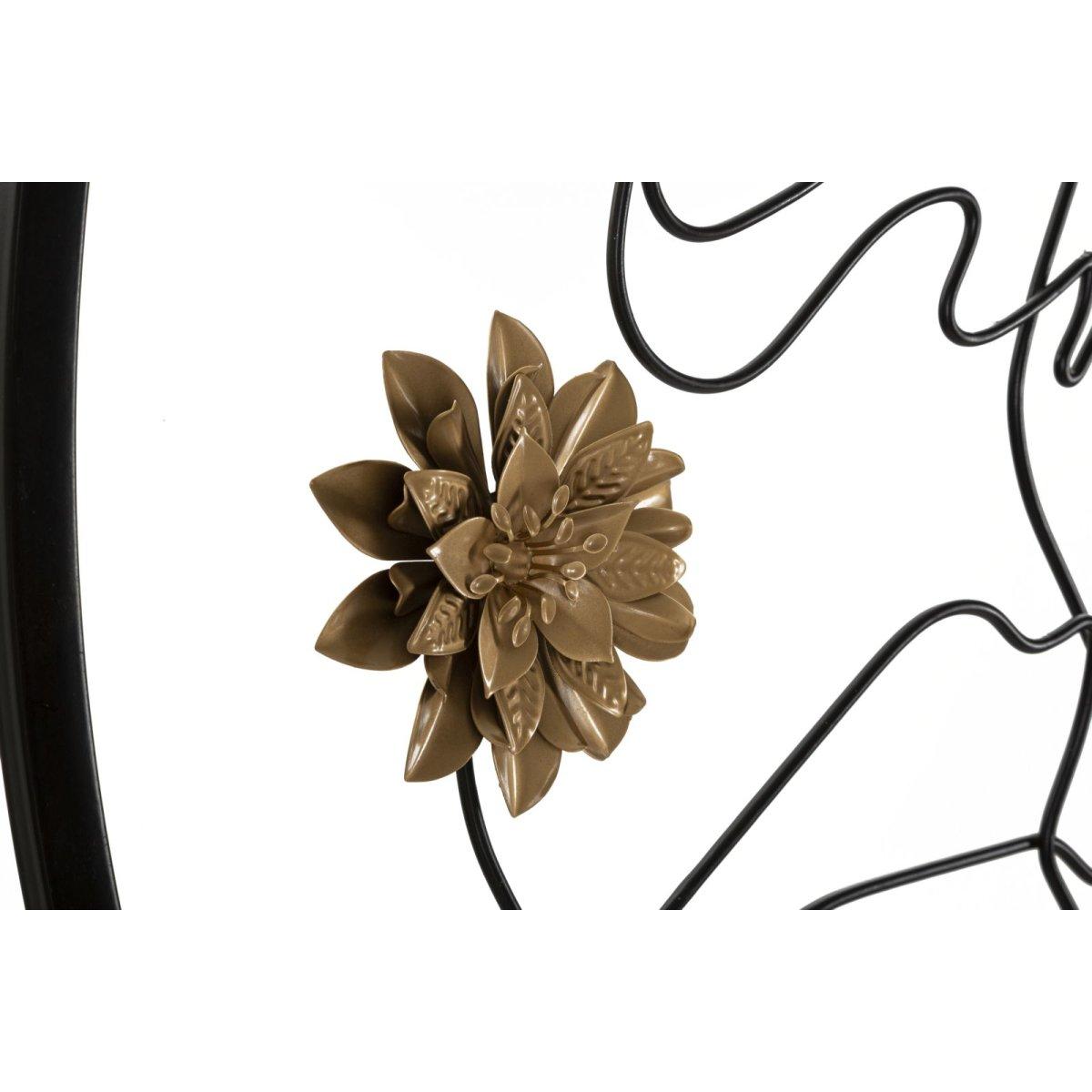 Specchio Da Muro Melly cm.Ø80x3,8 Misura Specchio cm.27x76 |Mauro Ferretti