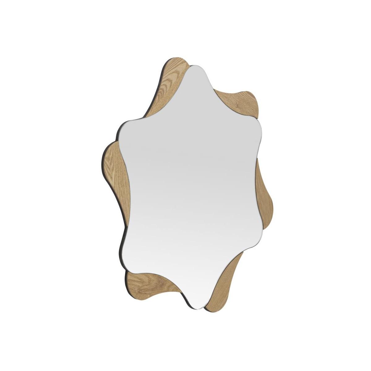 Specchio Da Muro Star cm.Ø80x1 Misura Specchio cm.65x74 |Mauro Ferretti