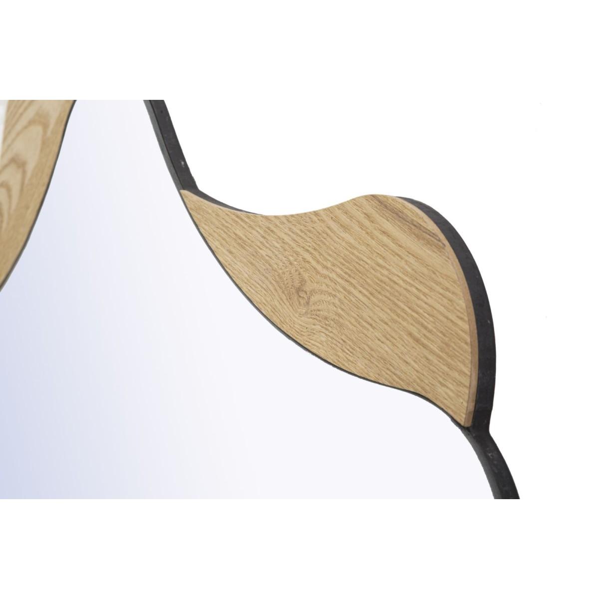 Specchio Da Muro Star cm.Ø80x1 Misura Specchio cm.65x74 |Mauro Ferretti