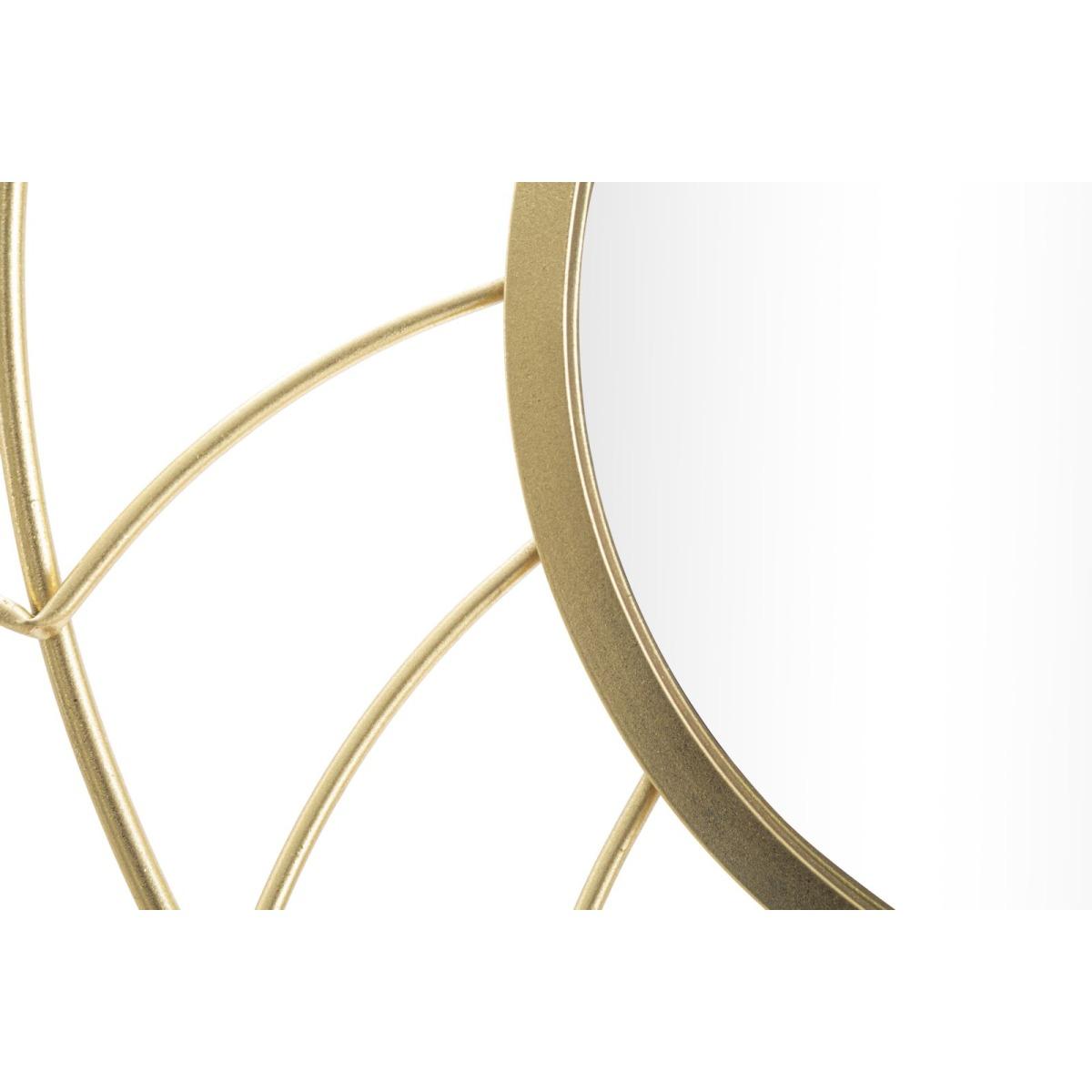 Specchio Sunflower cm.Ø88x7 Misura Specchio cm.Ø33 |Mauro Ferretti