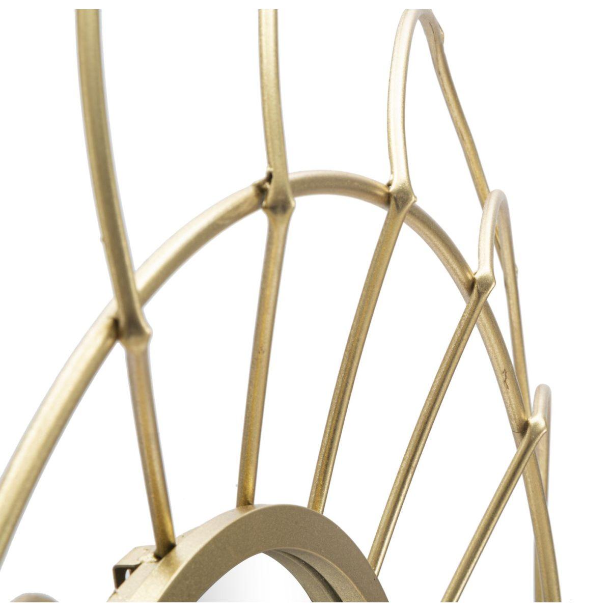 Specchio Sunflower cm.Ø88x7 Misura Specchio cm.Ø33 |Mauro Ferretti