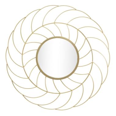 Specchio Sunflower cm.Ø88x7 Misura Specchio cm.Ø33 |Mauro Ferretti