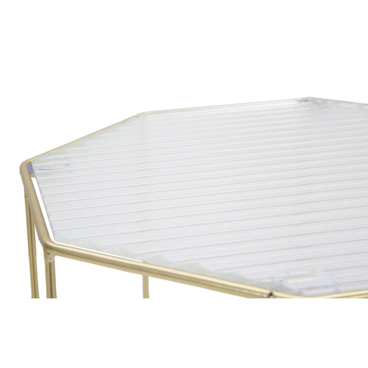 Tavolinetti New Glass Coppia cm.Ø37x47-31x42 |Mauro Ferretti