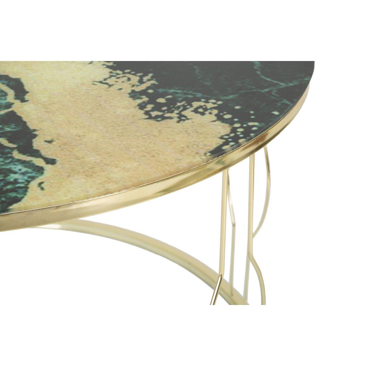 Tavolo Da Caffe' Greeny cm.Ø75x48 |Mauro Ferretti