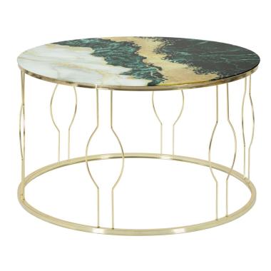 Tavolo Da Caffe' Greeny cm.Ø75x48 |Mauro Ferretti