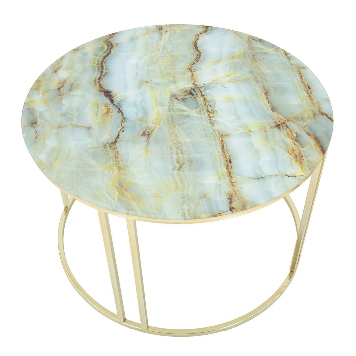 Tavolo Da Caffe' Sepa cm.Ø75x48 |Mauro Ferretti