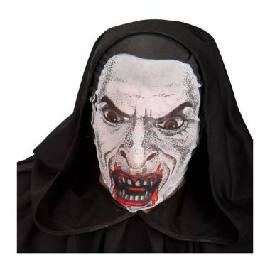 Maschera Viso Lattice Tessuto Vampiro |Carnival Toys