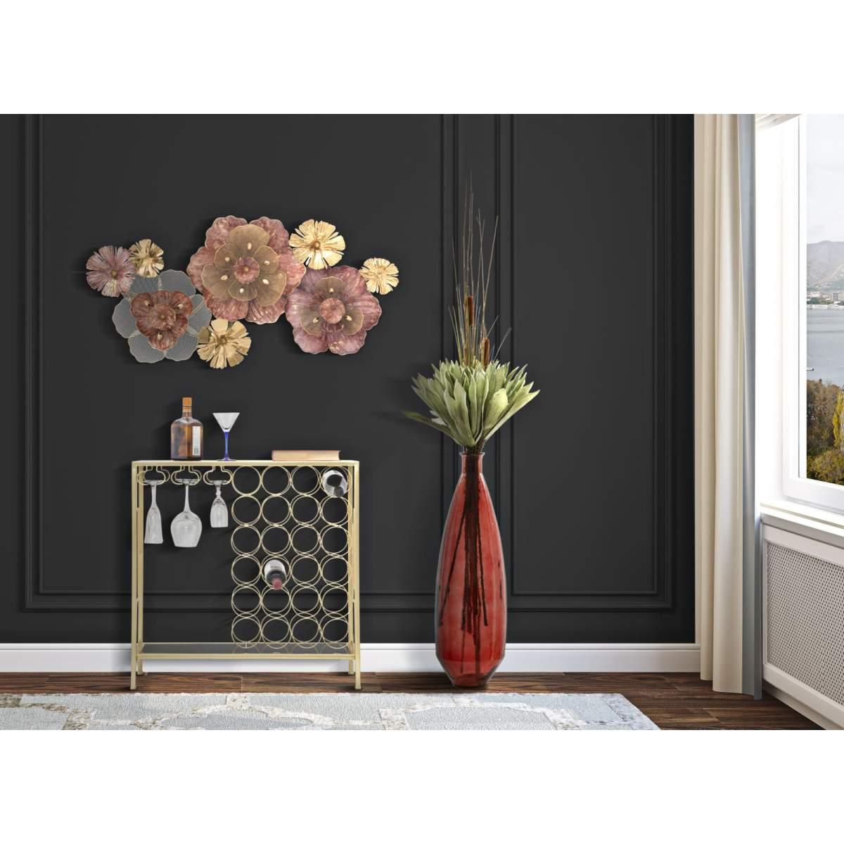 Vaso Adobe Vetro Riciclato cm.Ø26x80 Made In Spain |Mauro Ferretti