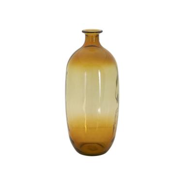 Vaso Botella Napoles Vetro Riciclato Orange cm.Ø16x38 Made In Spain |Mauro Ferretti