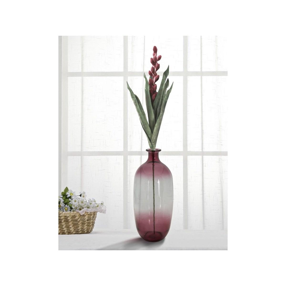 Vaso Botella Napoles Vetro Riciclato Red cm.Ø16x38 Made In Spain |Mauro Ferretti